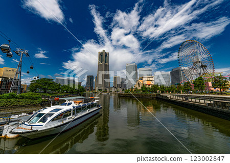 從班卓琴橋看到的Minato Mirai 從班卓琴橋看到的Minato Mirai 123002847