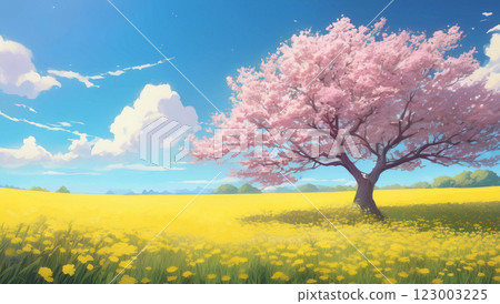 Spring natural landscape image 123003225