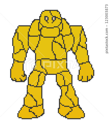 Golem_Pixel Art (Yellow) Golem_Pixel Art (Yellow) 123003873