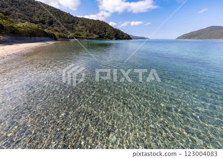 Shirahama Beach in Amurogama, Setouchi Town, Amami Oshima 123004083