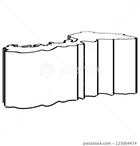 Fukui prefecture_isometric illustration_02 123004474