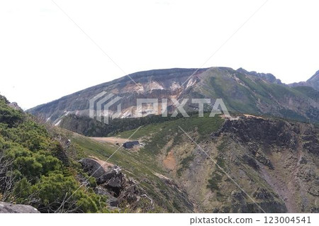 Mountain seen from the mountain Mountain seen from the mountain 123004541