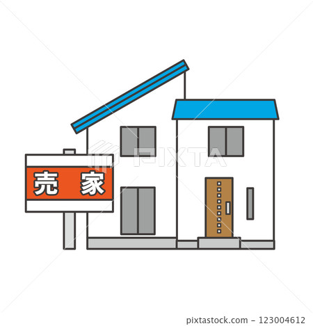 House for sale illustration 123004612