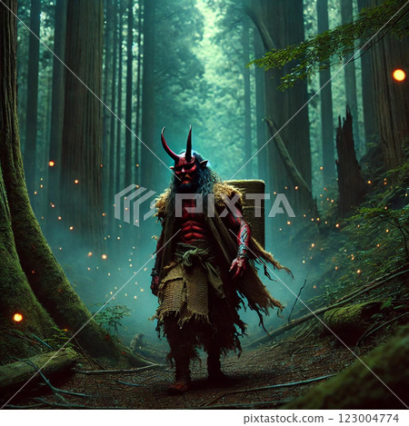Demon living in the forest 123004774