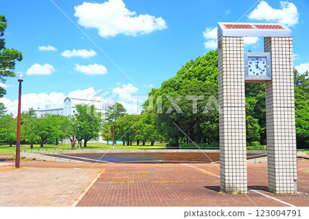 岐阜縣各務原市各務原市民公園風景 123004791