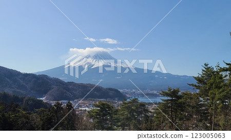 從山頂看到的富士山 從山頂看到的富士山 123005063