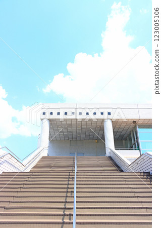 愛知縣北名古屋市北名古屋市綜合體育館風景 愛知縣北名古屋市北名古屋市綜合體育館風景 123005106