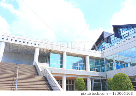 愛知縣北名古屋市北名古屋市綜合體育館風景 愛知縣北名古屋市北名古屋市綜合體育館風景 123005108