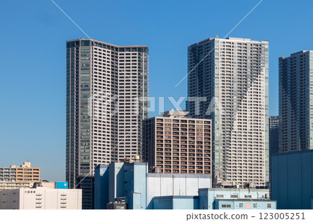 從 Waters Takeshiba 望向勝壑，這裡有萬豪豪華酒店 Mesm Tokyo 123005251