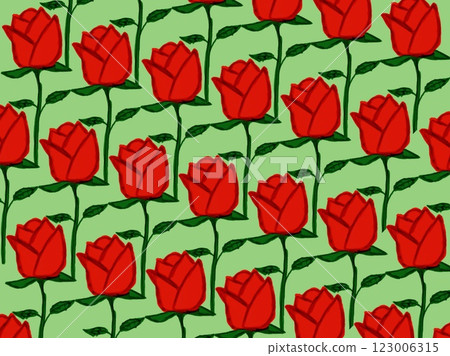 Arrangement and combination of rose green background 123006315