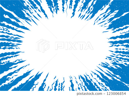 Occult image blue radial Occult image blue radial 123006854