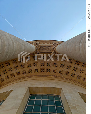 Grand Exterior of The Pantheon in Paris 123006895