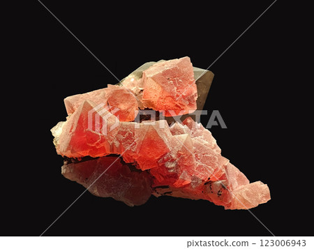 Fluorite and smoky quartz Fluorite and smoky quartz 123006943