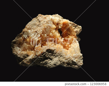 Hydroboracite, Colemanite, and Celestite Mineral Specimen with Crystal Formations 123006958