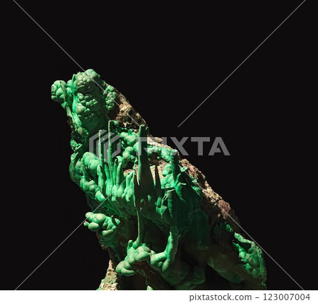 Malachite Mineral Rock Formation 123007004