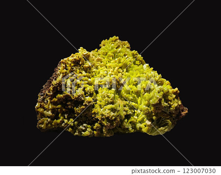 Close-Up View of Pyromorphite Crystals Close-Up View of Pyromorphite Crystals 123007030