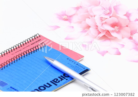 春季/學校入口圖像 123007382