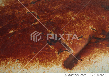 Close up view of rusty surface Close up view of rusty surface 123007645