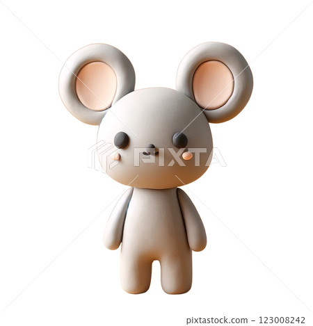 可愛的黏土老鼠 可愛的黏土老鼠 123008242