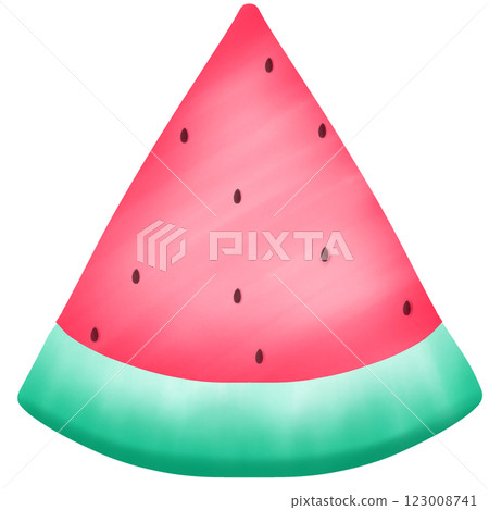 sliced watermelon piece sliced watermelon piece 123008741