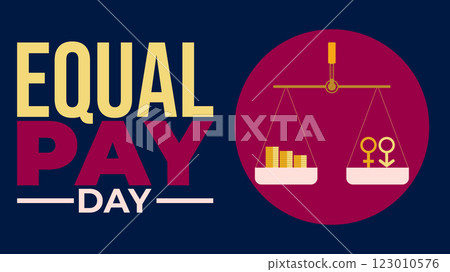 Achieving Equal Pay Equal Pay Day Awareness 123010576