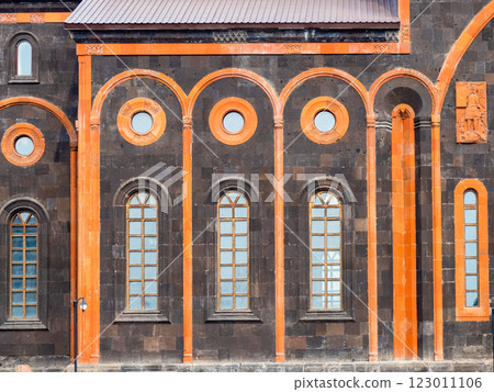 wall of Holy Saviour's Church in Gyumri , Armenia 123011106