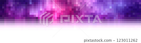 Vector illustration of vivid visual disturbances with the effect of pixel shift 123011262