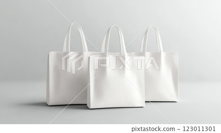 Cotton Shopping Bags Mockup For Your Design 123011301
