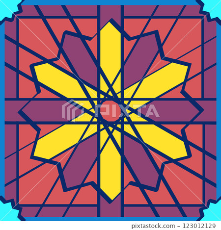 Ramadan Geometric Pattern with Star Design Ramadan Geometric Pattern with Star Design 123012129
