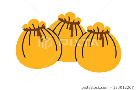Golden money bags dumplings Golden money bags dumplings 123012207