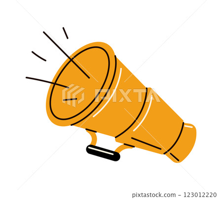 Classic director's megaphone 123012220