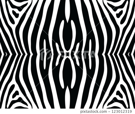 Seamless pattern of zebra skin on a white background Seamless pattern of zebra skin on a white background 123012319