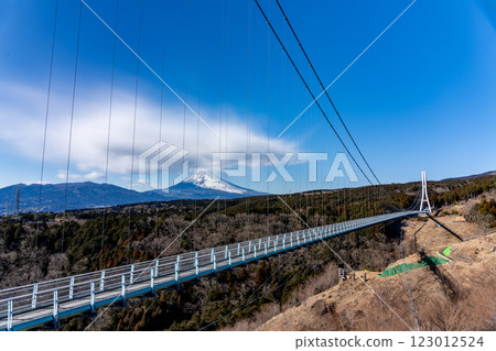 Mount Fuji as seen from Mishima Skywalk Mount Fuji as seen from Mishima Skywalk 123012524