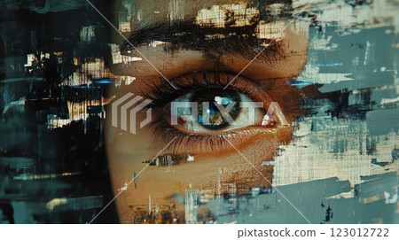 Anxiety As A Glitching Reality With Parts Of The Scene Corrupted 123012722