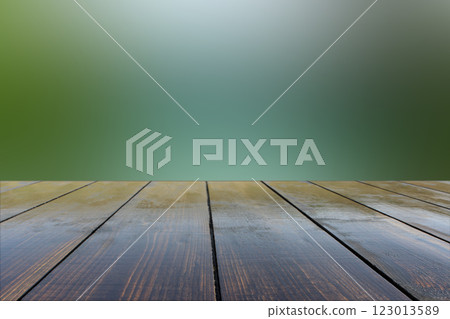 Wooden board empty table in front of blurred background. Vintage texture Wooden board empty table in front of blurred background. Vintage texture 123013589