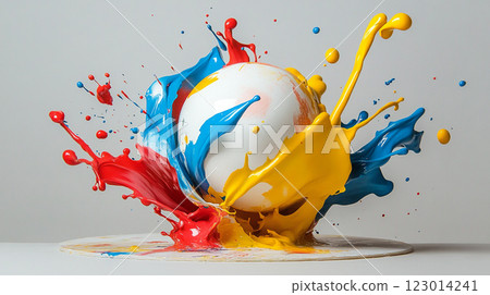 Colorful Splash Art 123014241