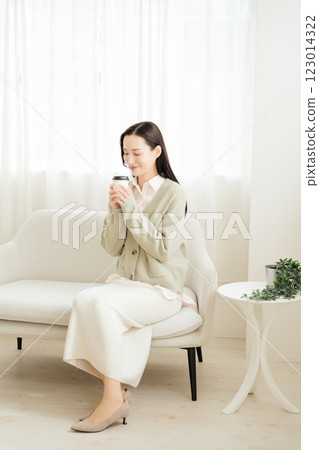 Business woman taking a break 123014322