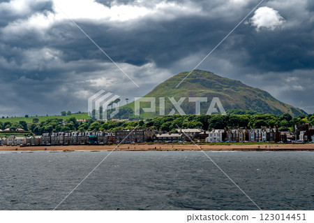 Picturesque Atlantic Coast Near North Berwick In East Lothian In Scotland, UK Picturesque Atlantic Coast Near North Berwick In East Lothian In Scotland, UK 123014451