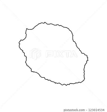 Reunion Map Icon Reunion Map Icon 123014534