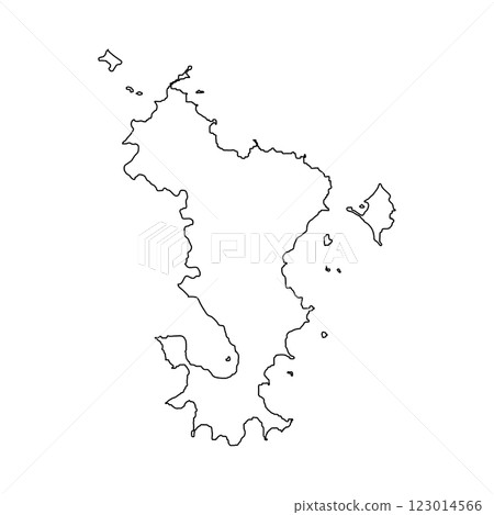 Mayotte Map Icon Mayotte Map Icon 123014566