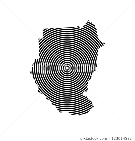 Sudan Map Icon Sudan Map Icon 123014582