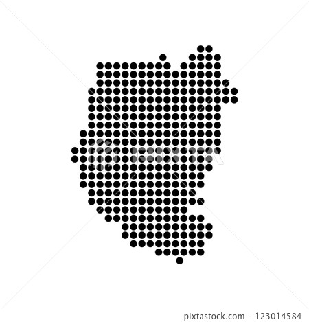 Sudan Map Icon Sudan Map Icon 123014584