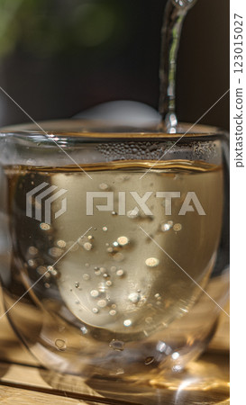 A Refreshing Sparkling Water Served in a Beautiful Glass That Is Ready to Be Enjoyed and Relished A Refreshing Sparkling Water Served in a Beautiful Glass That Is Ready to Be Enjoyed and Relished 123015027