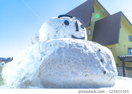 Snowman on Snow Festival Day 123015101