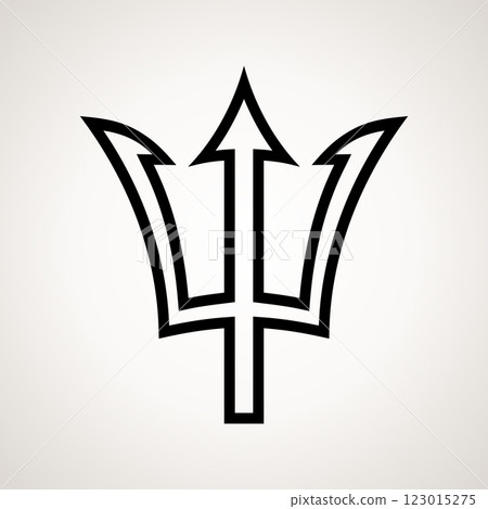 Symbol from the flag of Barbados Symbol from the flag of Barbados 123015275