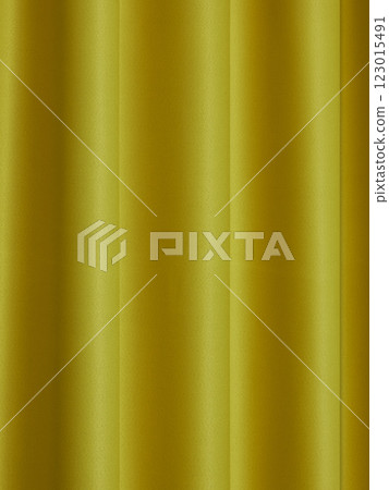 Modern blackout curtains in yellow tones with smooth texture, ideal for light blocking 123015491