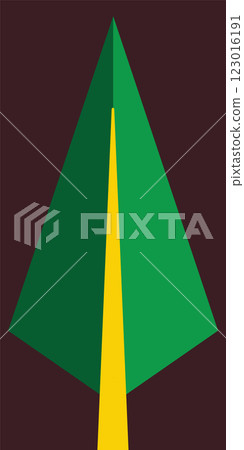 Spruce tree plant geometric design Spruce tree plant geometric design 123016191