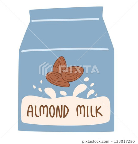 Paper Box for Almond Milk 123017280