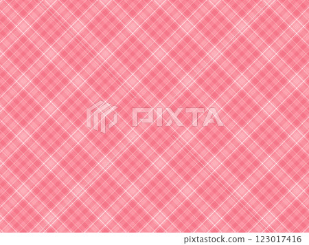 Spring-like pink check pattern 123017416