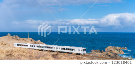 行駛在八戶市種差海岸的“青森縣”東北情懷“餐廳鐵路” 123018401